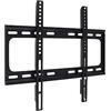 MF artSHOP Supporto TV da Parete Universale 40-85/26-63/14-42 Pollici, Staffa Ultra Resistente per TV LED LCD, Fisso Slim VESA, Acciaio Nero, Montaggio Facile con Kit Completo (26-63 pollici)