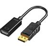 Generic Adattatore HDMiI - Convertitore compatibile a HDMMI con chip AS715 | Adattatore attivo DisplayPorrt a HDDMI per uscita 4Kx2K/1080p | Cavo monitor nucleo in rame per laptop, HDTV, proiettore
