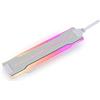 Lian-Li LIAN LI UNI Fan P28 - Set di 3 strisce RGB diffuse sul lato opzionale cornice di colore bianco (compatibile con P28120-1W, P28120-3W, GA2P36W) -P28ARGB-W