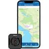 TKMARS Mini Localizzatore GPS, Micro GPS 4G con APP senza Abbonamento, Custodia Magnetica e Clip Back, Microchip Tracker GPS con Allarme SOS per Bambini Anziani Valigia