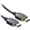 Ekon cavo HDMI 1.4 ethernet, maschio maschio, 5 metri, risoluzioni 4K Ultra HD e 3D, connettori dorati, per TV, proiettori, laptop, PC, MacBook, PlayStation, Nintendo Switch
