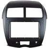 Generico pannello stereo cornice fascia Kit Rivestimento Autoradio Stereo Doppio DIN Per Mitsubishi Asx Rvr 2010 2011 2012 2013-2016(173X98MM)