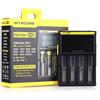 Nitecore D4 EU 2016 Version Intellicharger Smart Universal LCD Display Quad Battery Charger for 18650 18350 26650 AAA AA CR123A