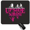 Fashion Graphic Tappetino Mouse Mousepad Upside Down Sottosopra serie Tv 18x22cm Gadget (Nero stampa fucsia)