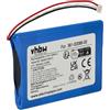 vhbw batteria sostituisce Garmin 361-00066-00, 361-00066-10 per navigatore GPS (1500mAh, 3,7V, Li-Ion)