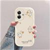 hdqICase Anatra Custodia Onda Silicone Morbido Compatibile con Realme Note 60 Bianco Cover