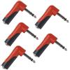 Proel AT263PRO - adattatore a pipa, mini jack stereo 3,5 a jack 6,3 stereo (5 pezzi)