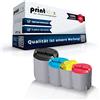 Print-Klex 4x Cartucce Toner Compatibili per Samsung CLP-300 CLP-300N CLP-300NG CLX-2160 CLX-2160N CLX-3160FN CLX-3160N CLP-K300A/Els CLP-C300A/Els CLP-M300A/Els CLP-Y300A/Els Risparmio