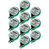vhbw 10x NiMH Batteria a bottone di ricambio 2 pin tipo 1/V40H 40mAh 1,2V adatta a batterie per modellismo, luci solari ecc.