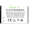 Generico Batteria per Brondi Duke S, 1000 mAh,3,7V, BL-5C, prestazioni e capacità pari all'originale.