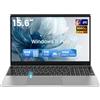 Kayoote 2026 PC Portatile 15.6 Pollici Win11 Pro Celeron 5205U Computer Portatile 8GB RAM 1024GB SSD IPS FHD 1920*1080 Laptop USB3.0 Mini HDMI Notebook Con Tastiera retroilluminata sblocco per impront