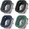 Bdsidy Silicone Custodie Compatibili con Xiaomi Redmi Watch 5 Smartwatch, Protettive in TPU Cover Morbido Shell Accessori per Xiaomi Redmi Watch5 Accessori per Smartwatches (Gris+Noir+Bleu+Vert)