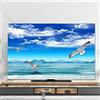 Hixingo Copertura Antipolvere per TV, Motivo Paesaggio 3D Copri Televisore 32-80inch Copertura Televisore Cover TV Elastica Copri TV Protezione TV Universale (40-43inch,Gabbiano A)
