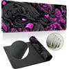Hixingo Tappetino Mouse, Tappetino Mouse XXL/XL/L, Polpo Multicolore Tappetino Mouse Gaming con Base in Antiscivolo e Bordi Cuciti, Mouse Pad per Casa Ufficio (1200x600x3mm,Rosa)