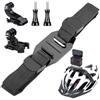 Hesupy Staffa di montaggio per casco da bicicletta per Insta360 Ace Pro/One X3/X2/X/RS/R sjcam, per DJI Action, Xiao Ant Series, ciclismo ventilato casco Action Camera adattatore per cintura testa