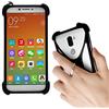Lankashi Nero Silicone Custodia con Ring Stand Supporto Anello Protettivo Cover per NUU G3 G2 G1 X5 X4 Nextbit Robin CTC Smartphone 3G Meiigoo Note 8 Mate 10 S8 S9 Universale