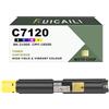 RUICAILI Sostituzione della cartuccia toner compatibile C7120 006R01827 per stampante Xerox Versalink C7120 C7125 C7130 (1, giallo)