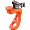 Btkigl - Supporto elastico per manubrio Insta 360 Ace&Ace Pro, fascia flessibile in silicone versatile, avvolgente per action camera DJ I (arancione)