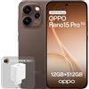 OPPO Reno15 Pro 5G Smartphone Sbloccato, 12+512GB, Fotocamera Ultra-Chiara 200MP, Display AMOLED 6.32, Video 4K HDR, 6200mAh, MediaTek Dimensity 8450, Dusk Black (Include Caricatore SUPERVOOC 80W)