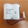 NX Batteria Pila Litio lithium 2LSH14 7.2V 5,5Ah Compatibile Securyty Cà Silentron 2xC Saft Con Connettore