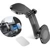 r2digital SUPPORTO MAGNETICO da AUTO per CELLULARE e SMARTPHONE UNIVERSALE ADESIVO per cruscotto ed a CALAMITA per il telefono CONSOLE CENTRALE