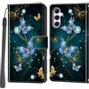 Haninsuze Cover per Samsung Galaxy A55 5G, Portafoglio PU Pelle, farfalla | Interno TPU Antiurto, Anti-Graffio, Fessura per Schede, Supporto Stand, Design Libro, Flip