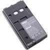 vhbw batteria compatibile con Hitachi VM210E, VM-E10A, VM-E10E, VM-C1A, VM-E10, H3875E, P108, VM-E120E videocamera camcorder (2000mAh, 6V, NiMH)