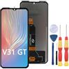 SiuVorZhi Display LCD compatibile con Doogee V31 GT LCD Display Touch Screen Assembly pezzi di ricambio con strumenti