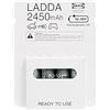 Ikea LADDA - Batterie ricaricabili AA, HR6, 1,2 V, 2450 mAh, colore: grigio, confezione da 4