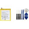 Audiosystem Batteria Compatibile Con Asus Zenfone 3 Ze520kl Z017d Live Zb501kl A007 C11p1601, Incluso Il Kit Attrezzi Per Montaggio Batteria