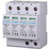 ZOREI Scaricatore Di Sovratensione 220V Tipo 2, 4P T2 D 275V 10KA da 4 Poli, Occupa 4 Moduli DIN, Protegge Impianti Da Fulmini e Picchi Di Tensione, JXSPD-1P+N