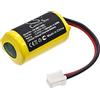 TECHTEK Batteria 1200mAh compatibile con [Siemens] VDO Digital Tachograph DTCO 1381 sostituisce A2C59511954, A2C59511954X, LS14250-VDO