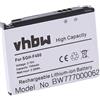 vhbw Batteria sostitutiva compatibile con SAMSUNG SGH-F480i, SGH-F480v, SGH-F 480i i v