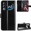 BellaCase Custodia ZTE Nubia Neo 3 GT 5G [Custodia Portafoglio] [Staffa] [Slot per schede] [Flip Cover Magnetica] Compatibile con Lo Smartphone ZTE Nubia Neo 3 GT 5G(Nero)