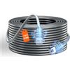 GEEKERA Starlink - Cavo di prolunga Gen 3 (23 m/75 piedi), impermeabile Star Link per antenna standard V4 e router Gen3, 10 m/15 m/30 m/46 m, flessibile, a scelta, grigio