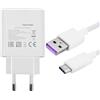 Movilux_ES Caricabatterie Ricarica Rapida Originale Super Charge (HW-050450E00) per Huawei P10, P10 Plus, P20, P20 Lite, P20 Pro, Mate 9, Mate 10