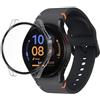 PHONILLICO Cover compatibile per Samsung Galaxy Watch FE 40mm - Protezione rigida Custodia trasparente Vetro temperato smartwatch