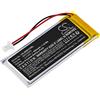 TECHTEK batterie compatibile con [Cardo] Q1, Q3, rider FM, rider SOLO, Scala Rider Q3 sostituisce BAT00003