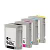 MR CARTRIDGE Kit 4 cartucce compatibili ad Inchiostro per Plotter HP 940 XL BK-C-M-Y