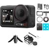 DJI Osmo Action 5 Pro Combo Standard, Fotocamera impermeabile con sensore 1/1.3, video 4K/120fps, vlog camera, Tracciamento del soggetto, stabilizzazione, 2 touchscreen OLED, action cam 4K