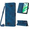 Mo-Beauty Custodia per OPPO Realme C33, PU Pelle Portafoglio Flip Custodia a tracolla [Supporto] [Scomparto per carte] [Chiusura Magnetica] Cover per Realme C33 - Blu
