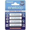 Eneloop Panasonic Eneloop Batterie Stilo AA Ricaricabili, 1900mAh, 4 pezzi, Argento FBA_BK-3MCCE/4BE