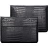 LCMOCICO Custodia in pelle PU con patta per laptop per MacBook Air 13,6 pollici 2024 2023 2022 M3 A3113 M2 A2681 Air 13 2018-2021 M1 A2337 A2179 A1932 Borsa per notebook per MacBook Pro 13 200 16-20