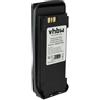 vhbw batteria compatibile con Motorola MOTOTRBO DP3601, DR3000, XiR 8200 radio (2600mAh, 7,4V, Li-Ion) + clip