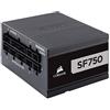 Corsair SF Series SF750 Alimentatore Completamente Modulare, 750 W, 80 Plus Platinum, Nero
