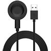 NovemFoal Cavo di ricarica compatibile con Huawei Watch Fit 4/4 Pro, cavo di alimentazione USB, 100 cm, cavo di ricarica di ricambio, caricabatterie Dock Stand Station (nero)