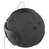 KSIEE Mensola universale per montaggio a parete per altoparlanti, organizer rotondo compatibile con Echo Dot 5a/4a generazione Google Nest per Echo salvaspazio (nero)