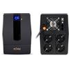 NJOY Horus Plus 1500 Gruppo di Continuità 1500VA 900 Watt, Line Interactive, Display LCD Touch Screen, AVR, USB, 4 Uscite Schuko, Protezione Lan RJ45, Software per Gestione UPS, 2 Batterie 12V-9Ah