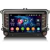 erisin Android 16 4GB+64GB Autoradio GPS Navigatore per VW Caddy Transporter T6 Crafter Amarok Polo Skoda Yeti Touchscreen Bluetooth Wireless CarPlay Android Auto Radio FM DSP WiFi Canbus