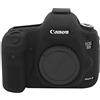 kinokoo Custodia in silicone per Canon EOS 5D Mark III Custodia protettiva in gomma, Nero , Custodia per fotocamera